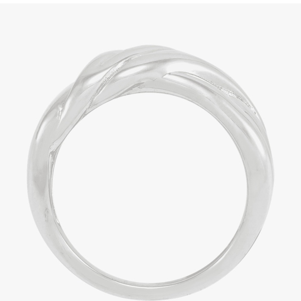 Retired Silpada Plot Twist Ring Size 5 - image 3